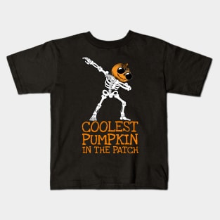 Vintage Coolest Pumpkin In The Patch Halloween Scary Kids T-Shirt